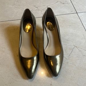 Gold Cole Haan heels